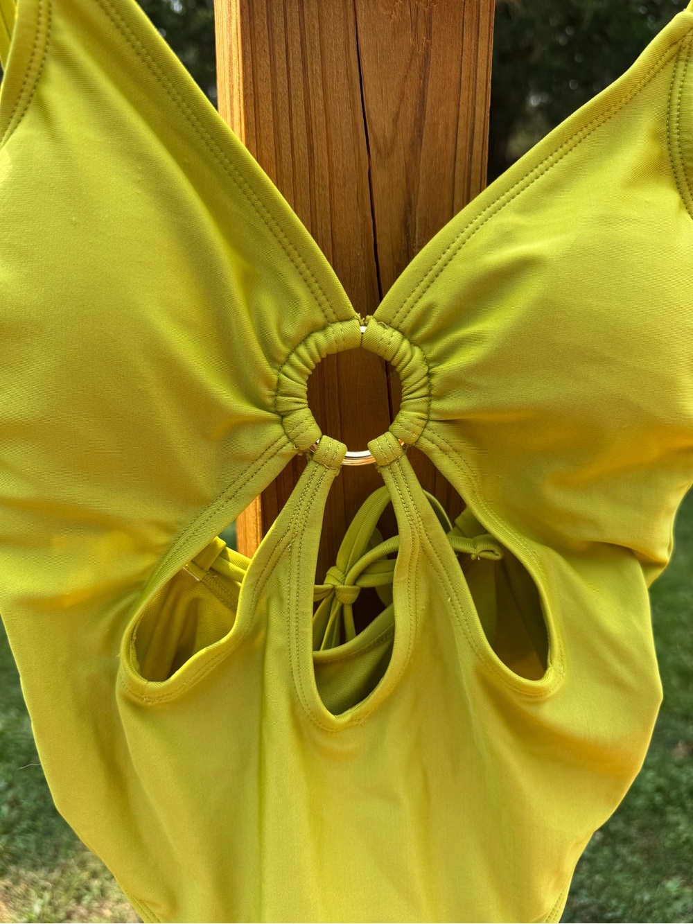 Wild Fable $32 XS Swimsuit Chartreuse Green - Picture 2 of 6